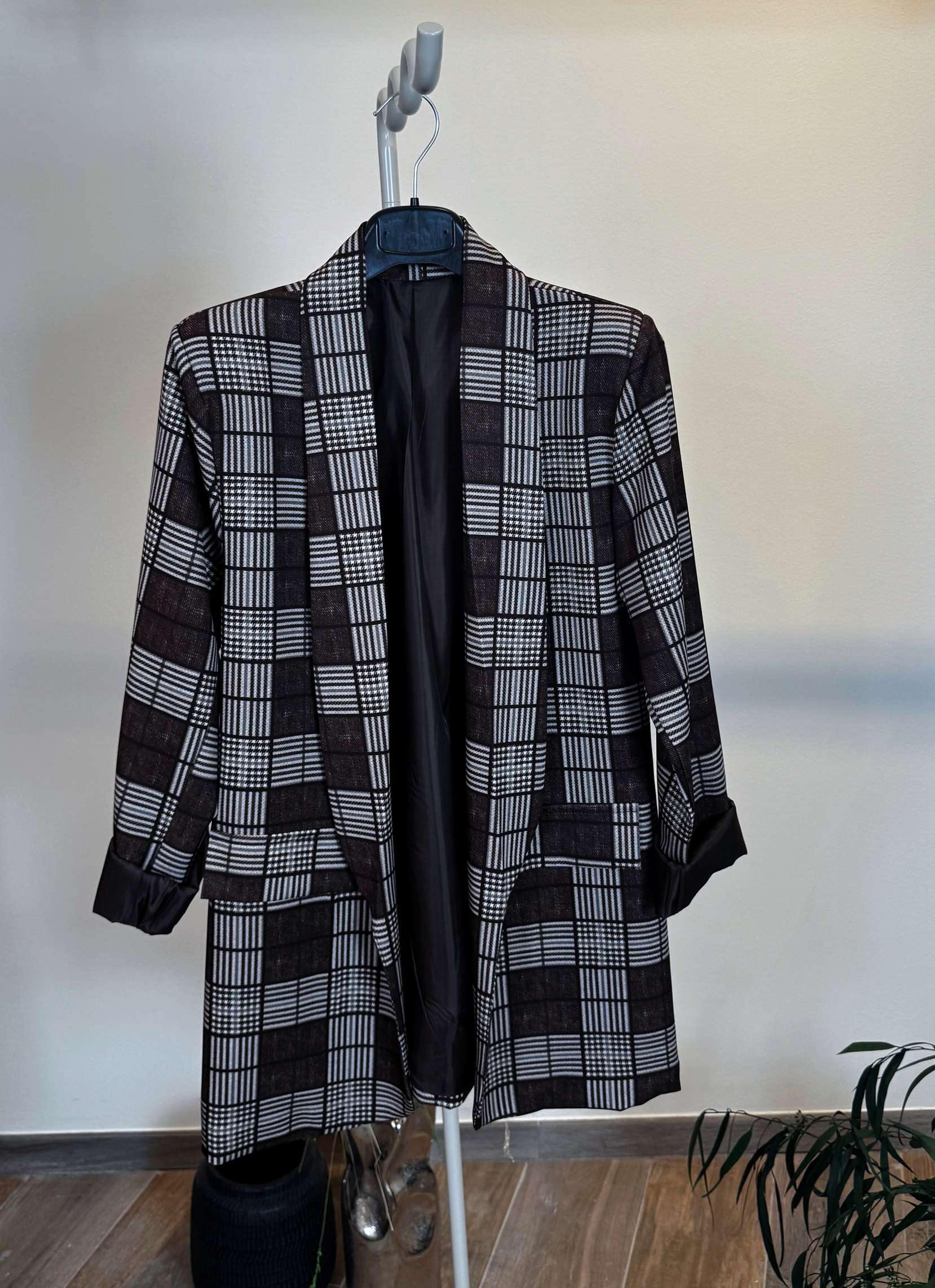 Blazer donna a quadri 9999/F – NEUS