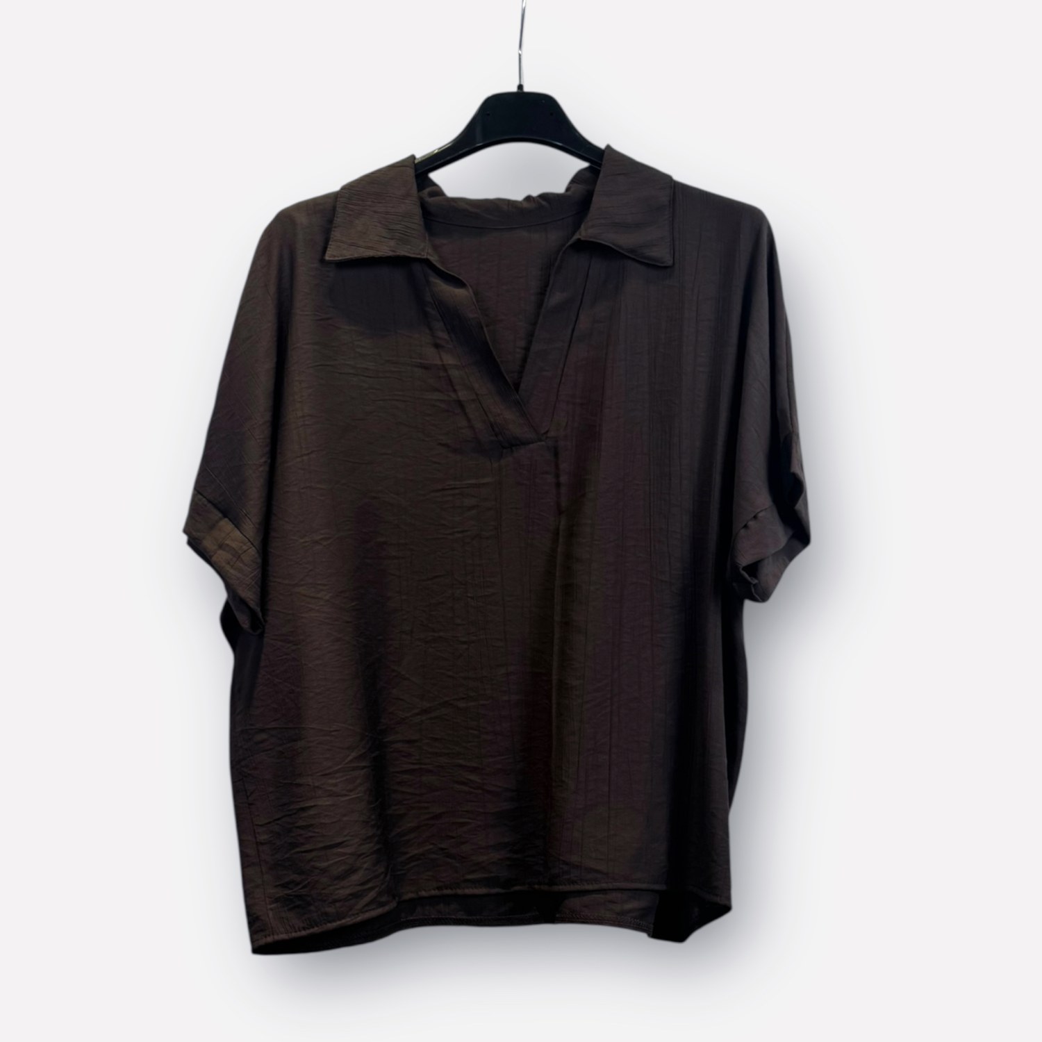 Blusa oversize con scollo a V 0234 – NEUS