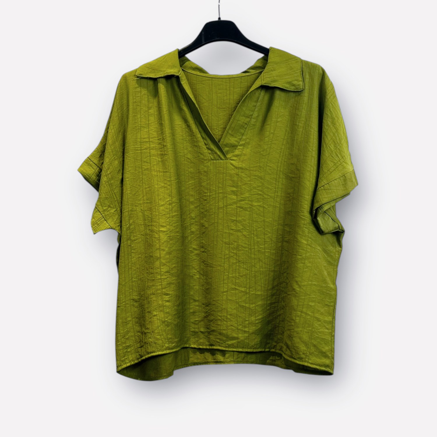 Blusa oversize con scollo a V 0234 – NEUS