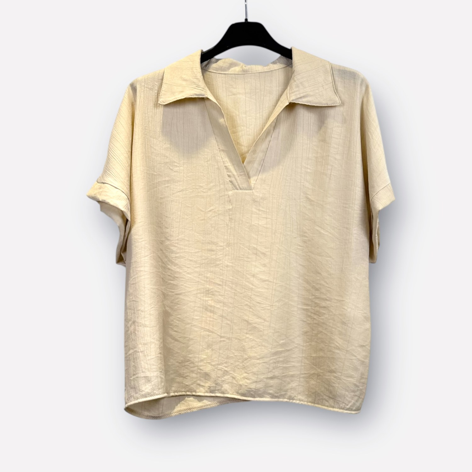 Blusa oversize con scollo a V 0234 – NEUS