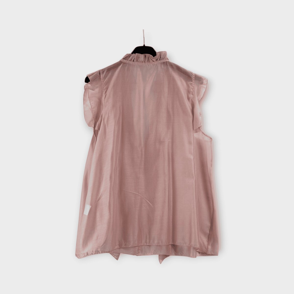 Blusa donna senza maniche con volant 0269 – NEUS