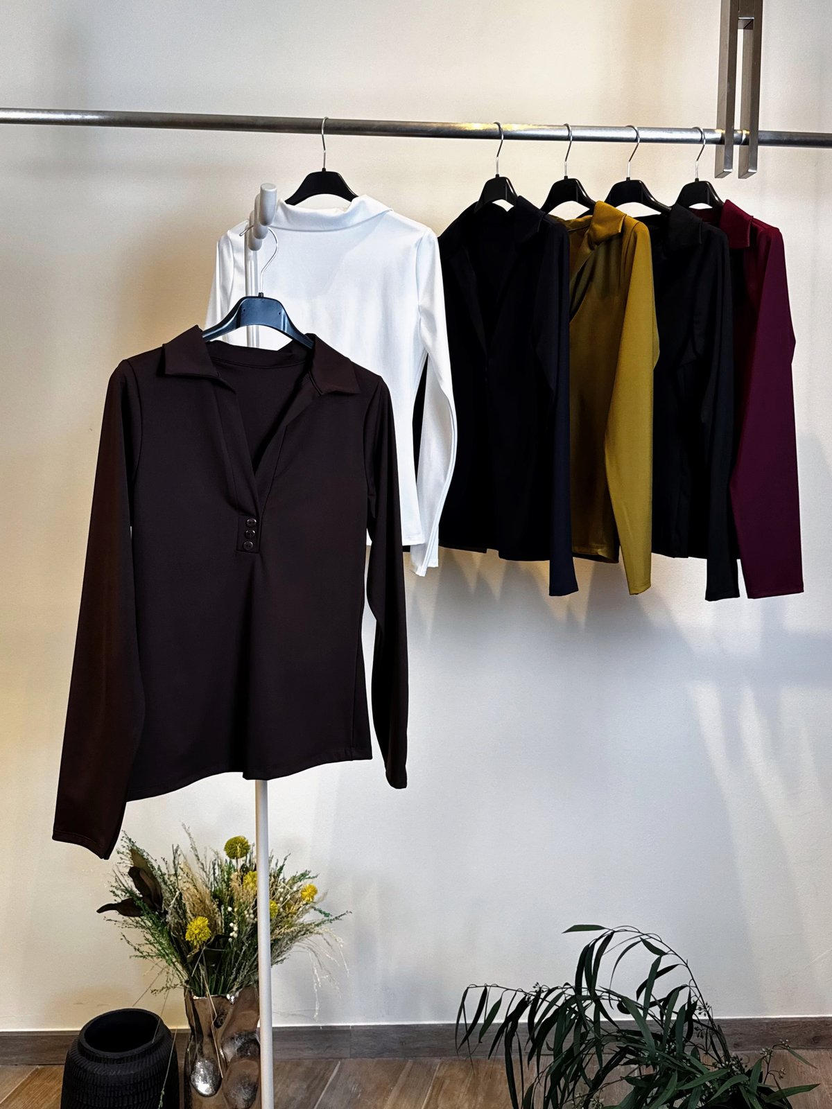 Camicia aderente a maniche lunghe 0332 – NEUS