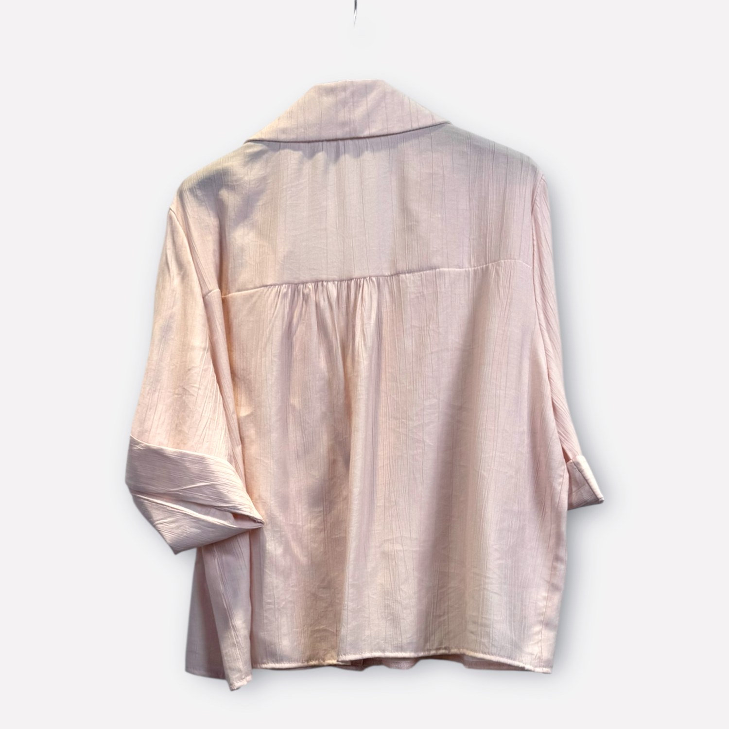 Camicia oversize a maniche corte in viscosa 0334 – NEUS