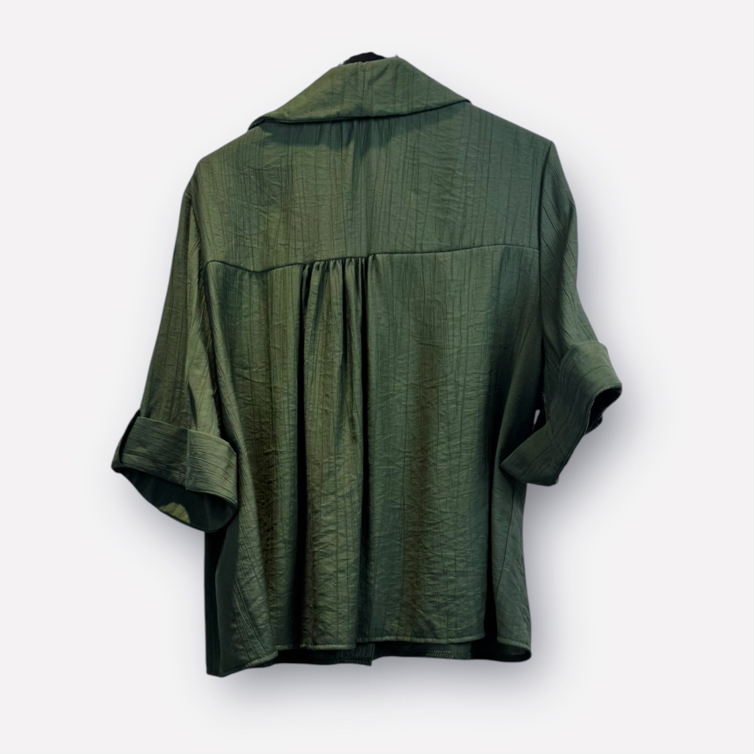 Camicia oversize a maniche corte in viscosa 0334 – NEUS