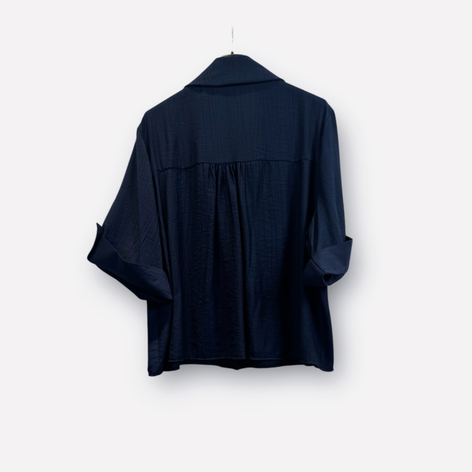 Camicia oversize a maniche corte in viscosa 0334 – NEUS