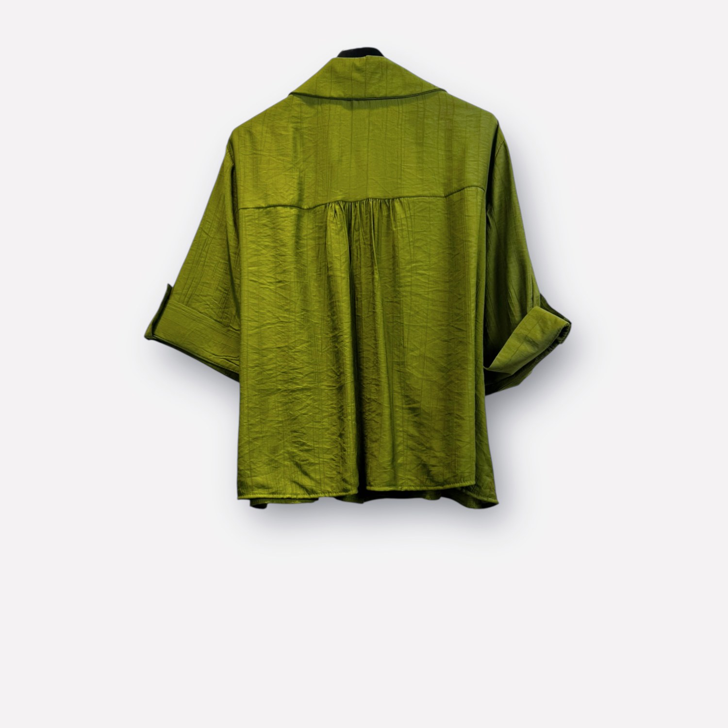 Camicia oversize a maniche corte in viscosa 0334 – NEUS