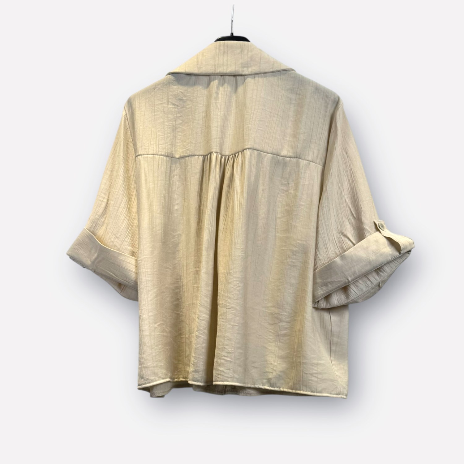 Camicia oversize a maniche corte in viscosa 0334 – NEUS