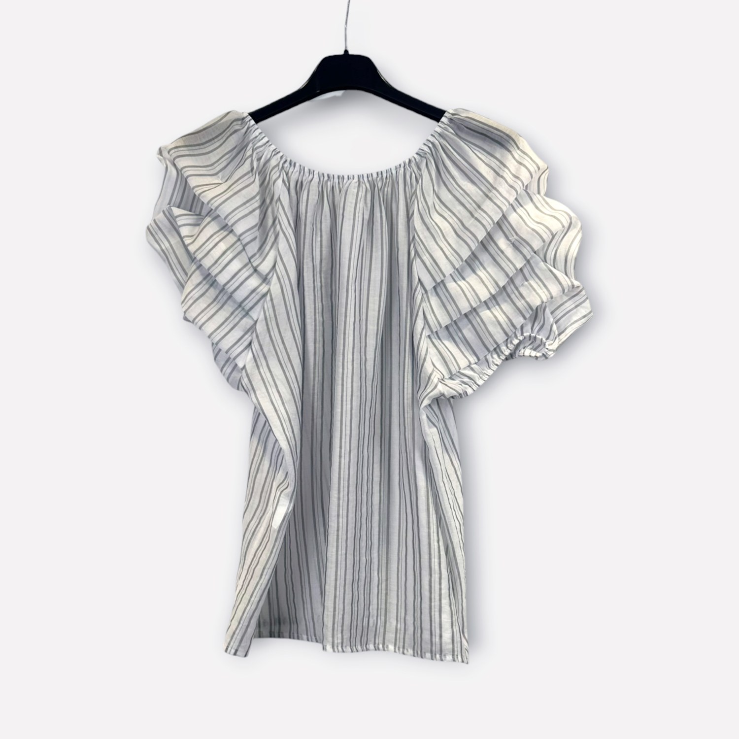 Blusa con maniche a sbuffo 0341/1 – NEUS