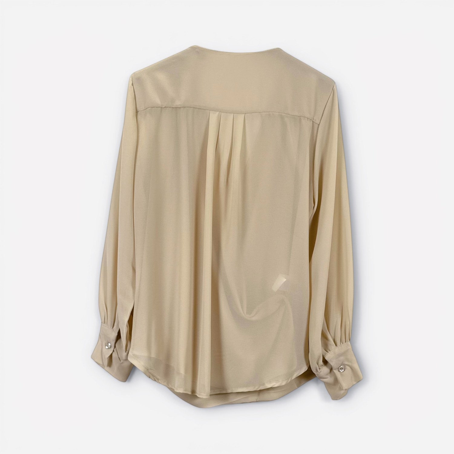 Blusa a maniche lunghe modello portafoglio con laccio laterale 9786 – NEUS