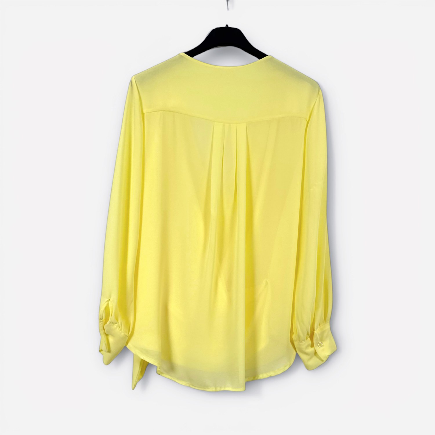 Blusa a maniche lunghe modello portafoglio con laccio laterale 9786 – NEUS