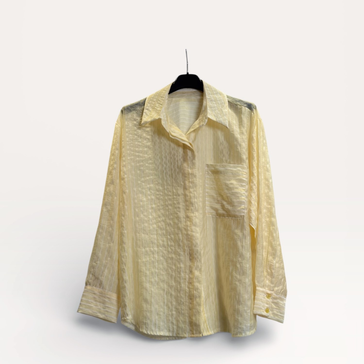 Camicia fit rilassato a righe SS26-C3-61 – NEUS