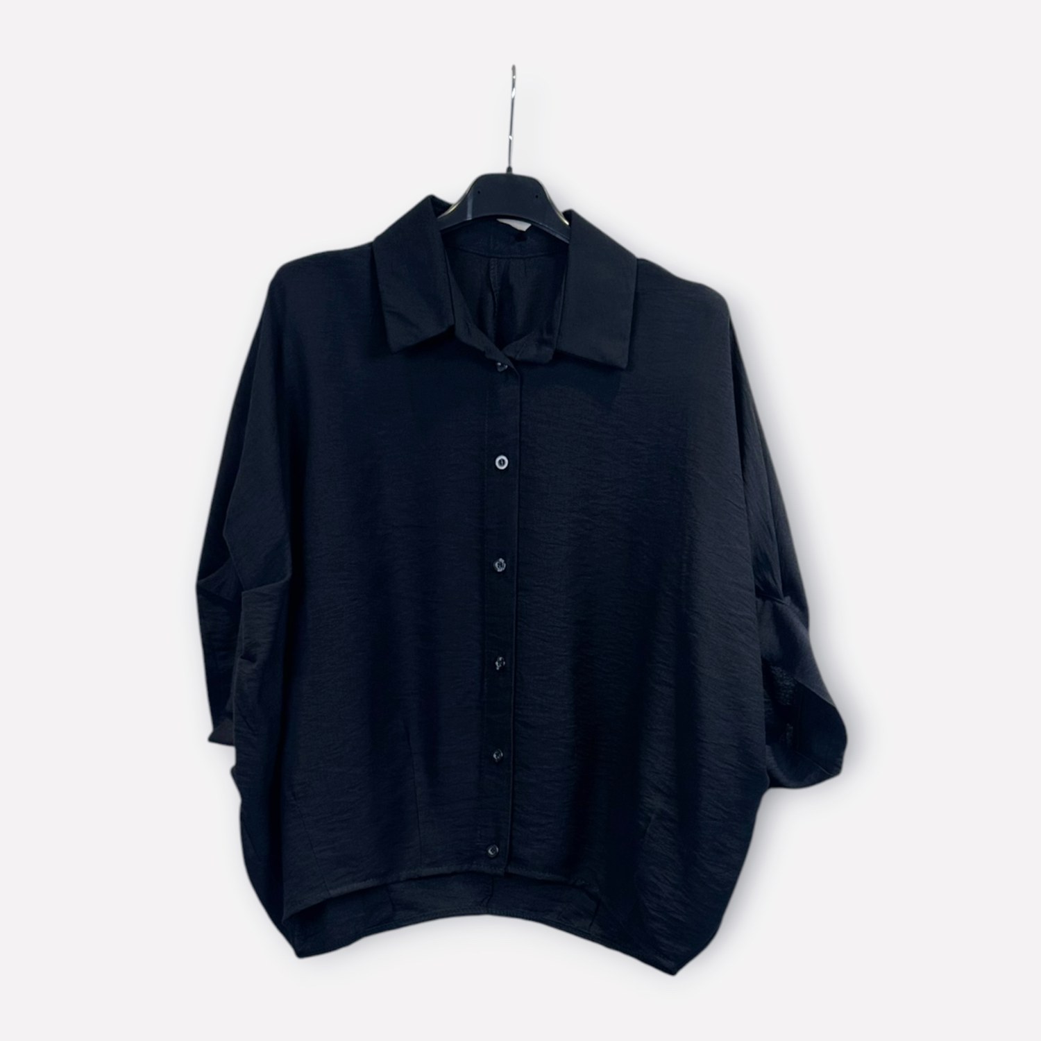 Camicia oversize a maniche corte SS26-C5-13 – NEUS