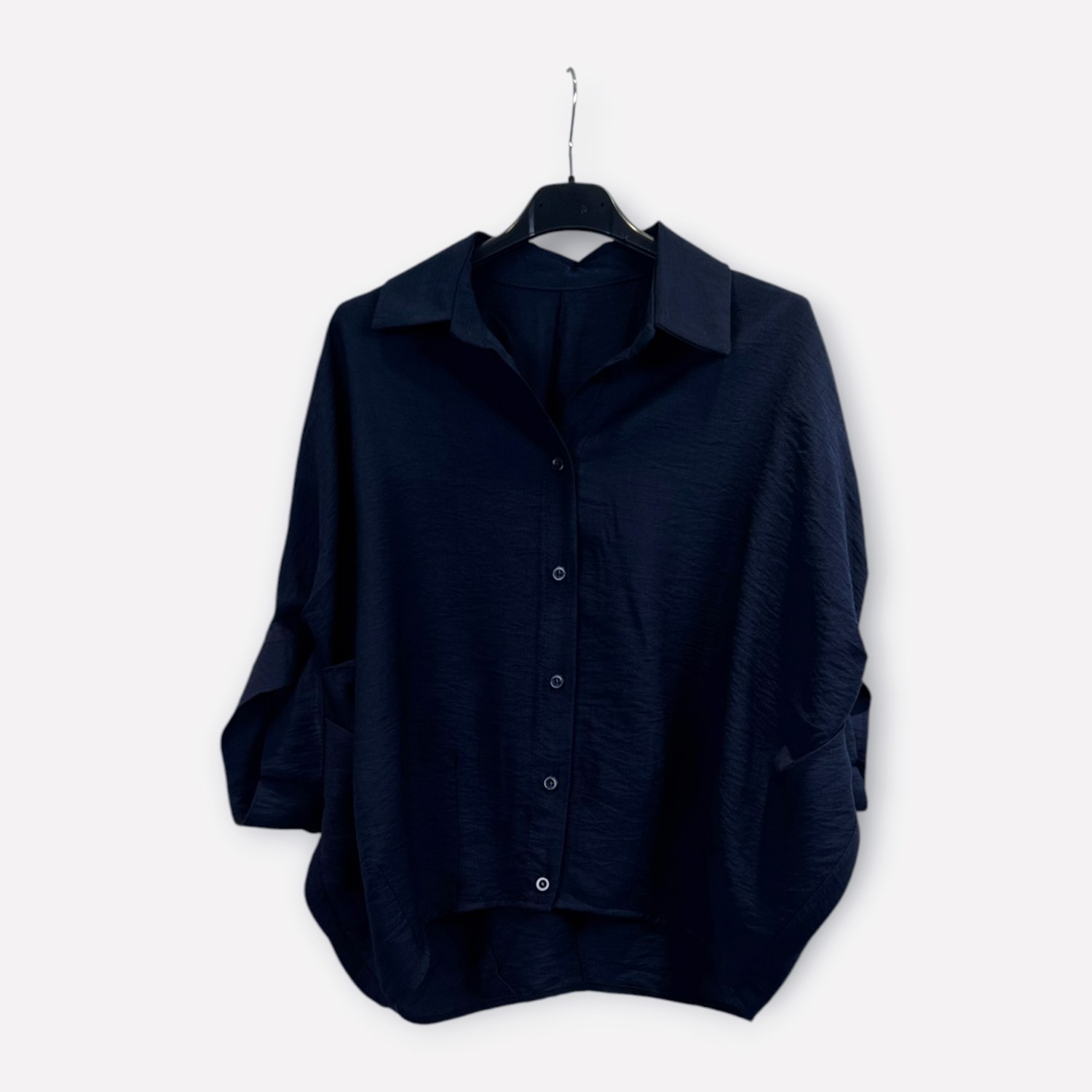 Camicia oversize a maniche corte SS26-C5-13 – NEUS