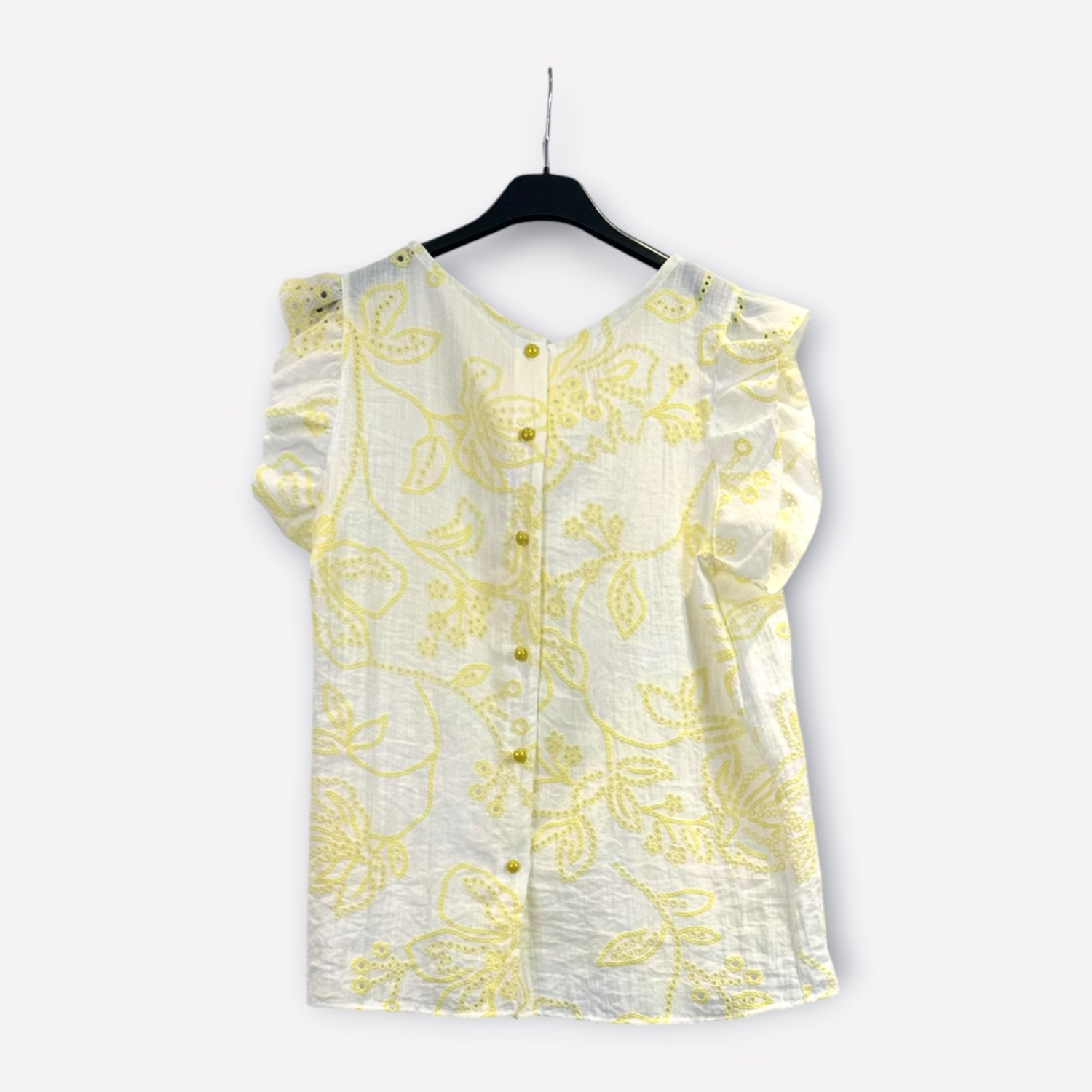 Blusa smanicata floreale SS26-C5-17 – NEUS
