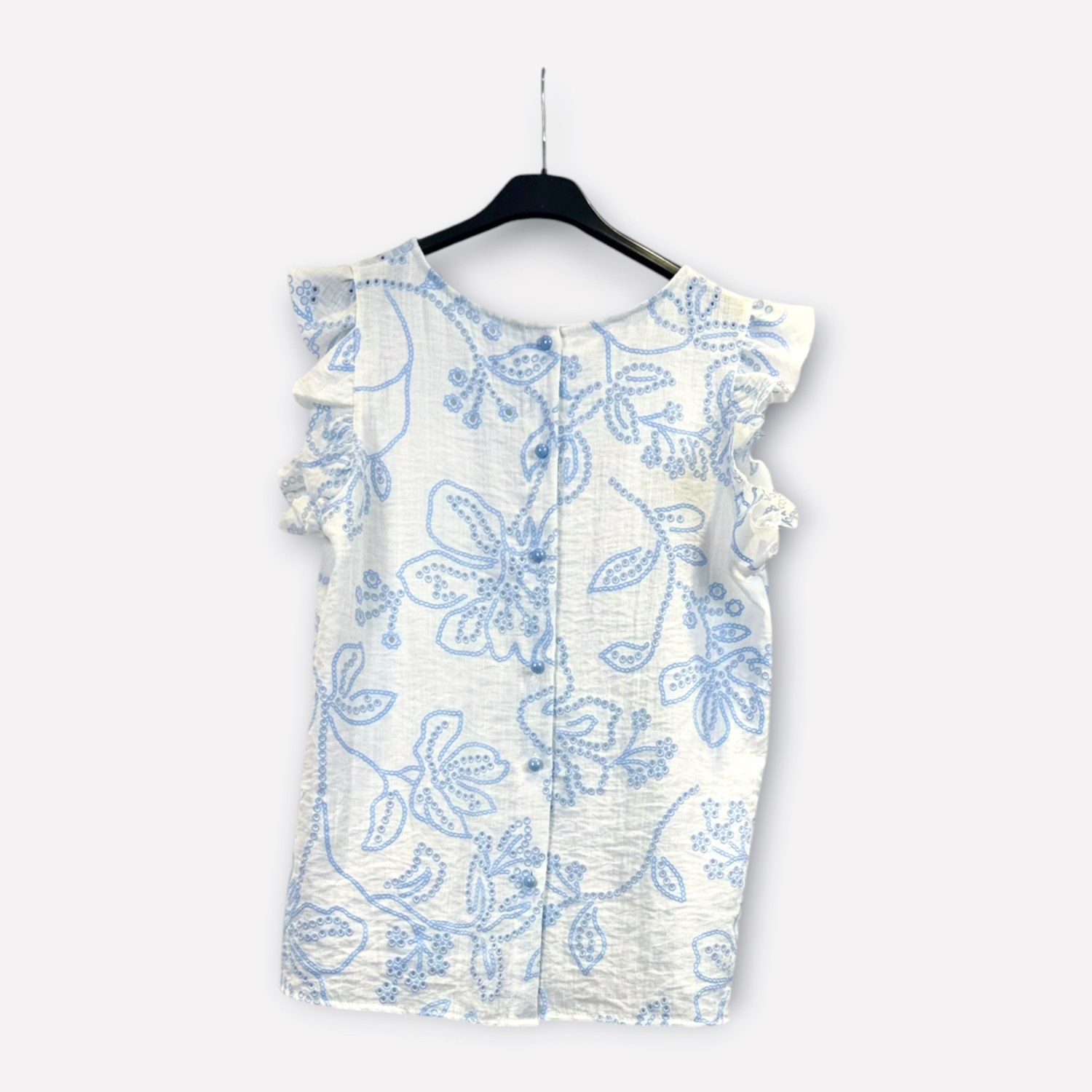 Blusa smanicata floreale SS26-C5-17 – NEUS