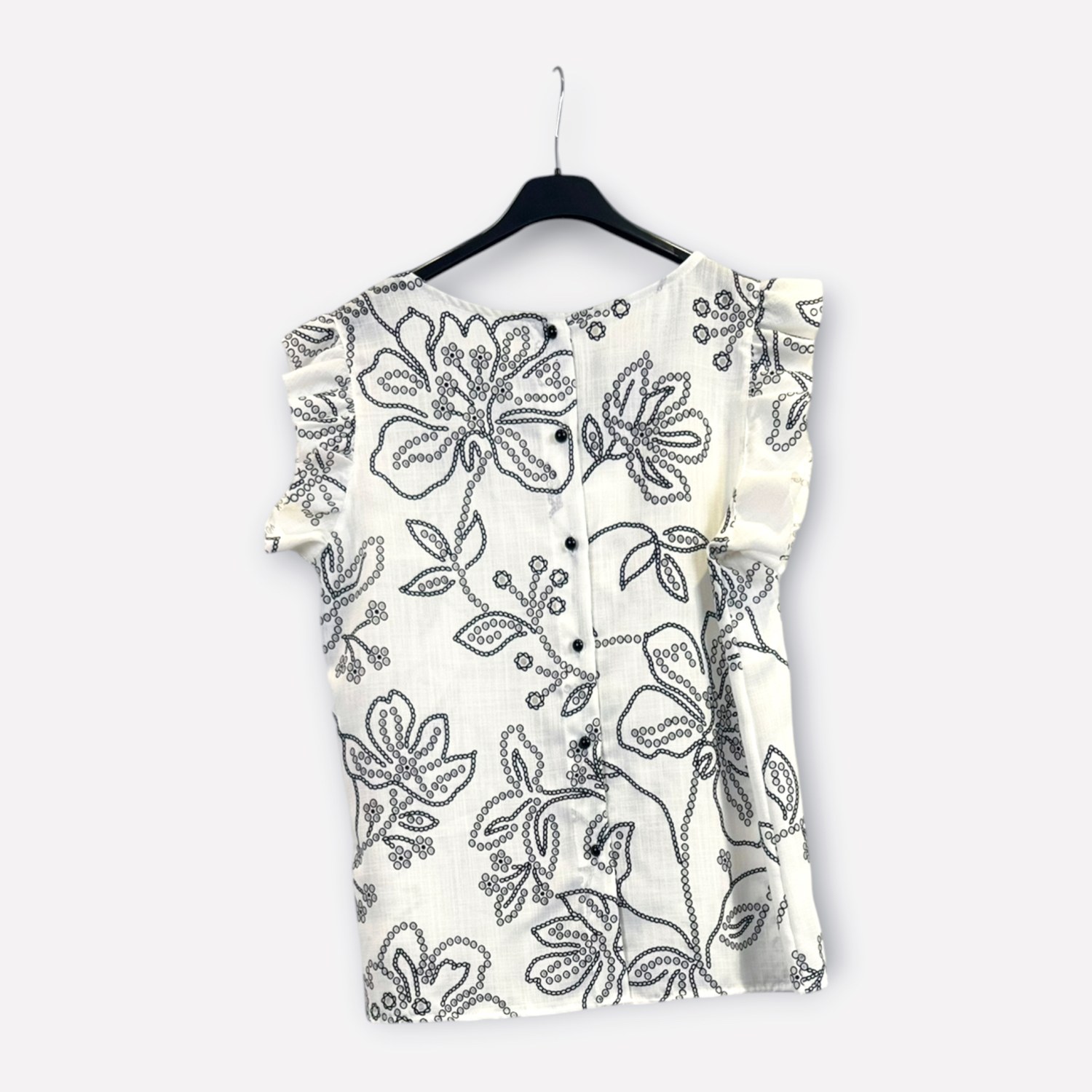 Blusa smanicata floreale SS26-C5-17 – NEUS