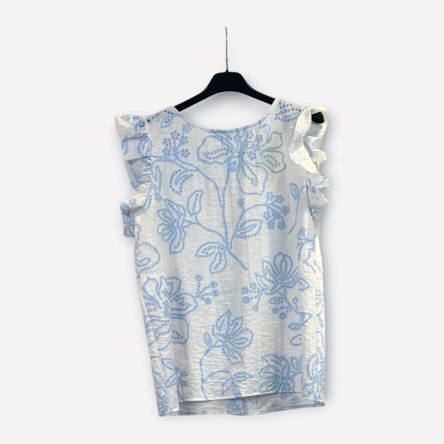 Blusa smanicata floreale SS26-C5-17 – NEUS