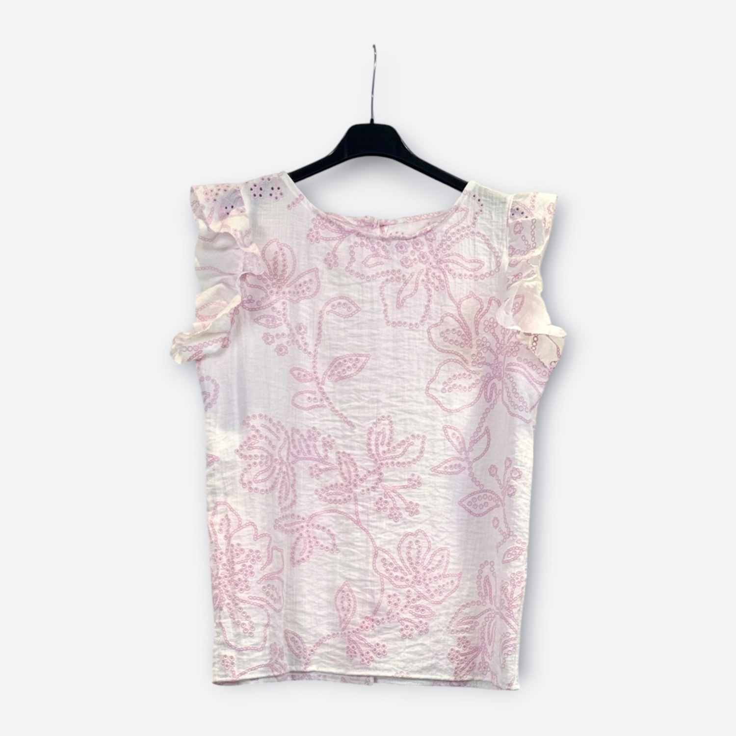 Blusa smanicata floreale SS26-C5-17 – NEUS