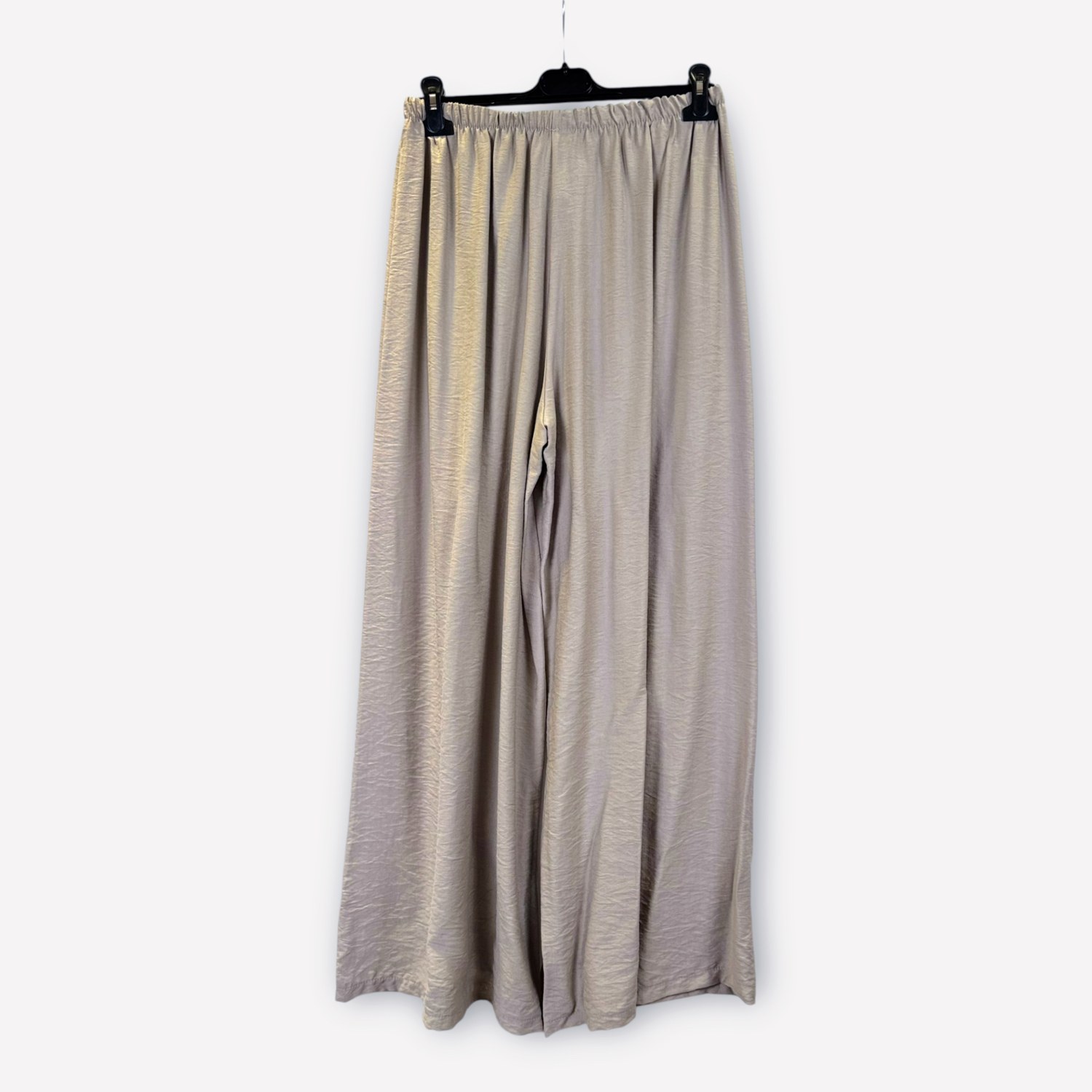 Completo in viscosa con camicia arricciata e pantaloni a gamba ampia 0261/0262 – NEUS