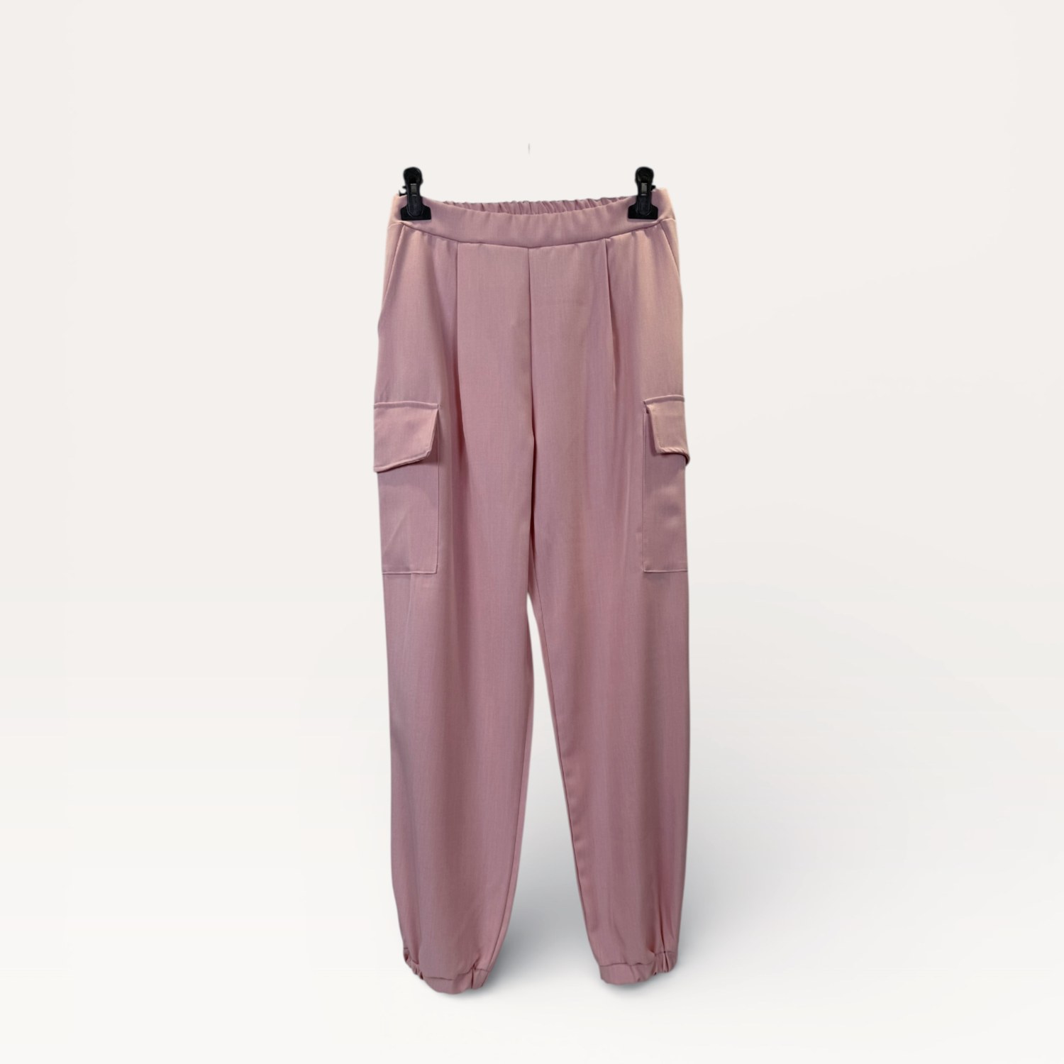 Completo giacca croppata con coulisse in vita+ Pantaloni cargo a vita alta con fondo elasticizzato 0280/0281 – NEUS