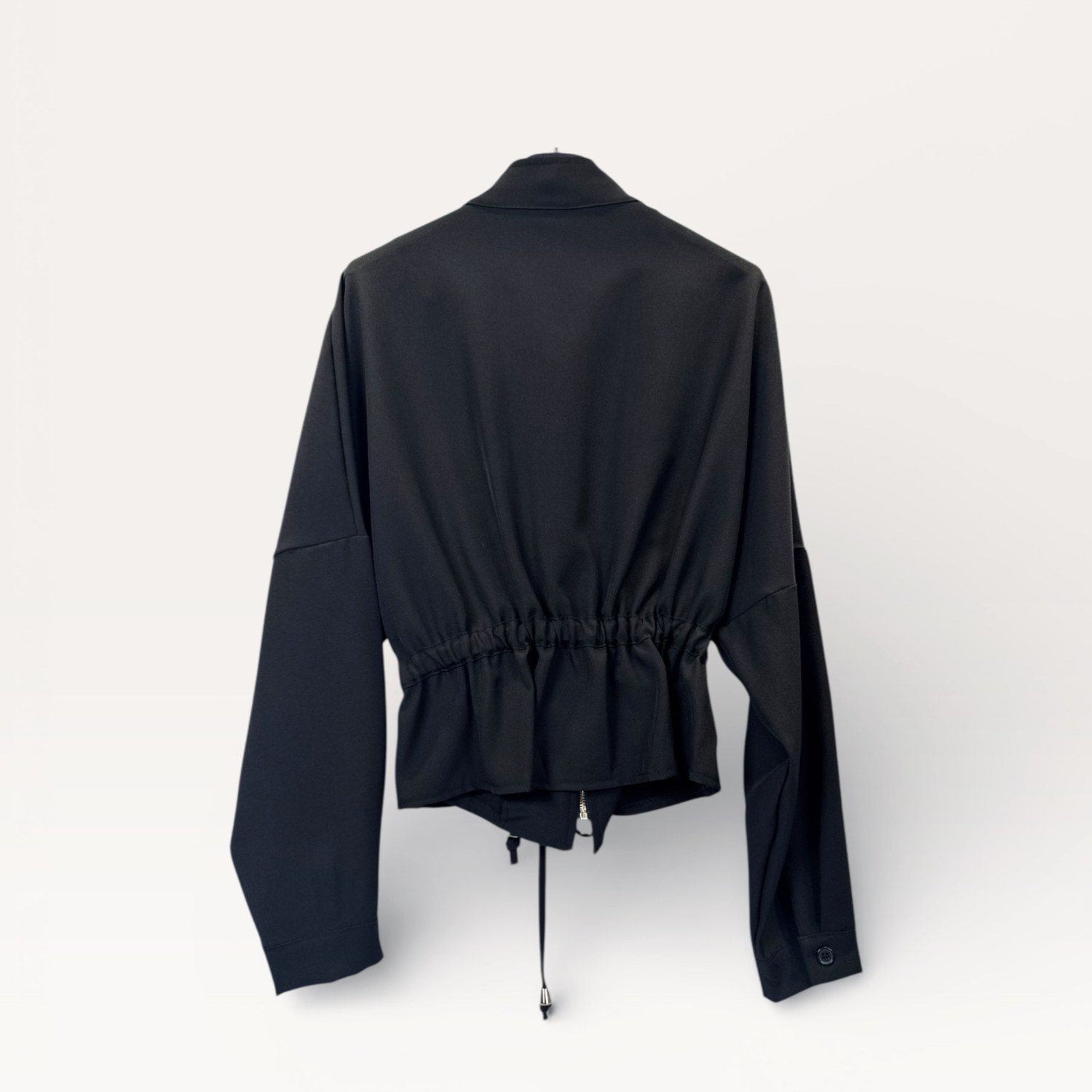 Completo giacca croppata con coulisse in vita+ Pantaloni cargo a vita alta con fondo elasticizzato 0280/0281 – NEUS