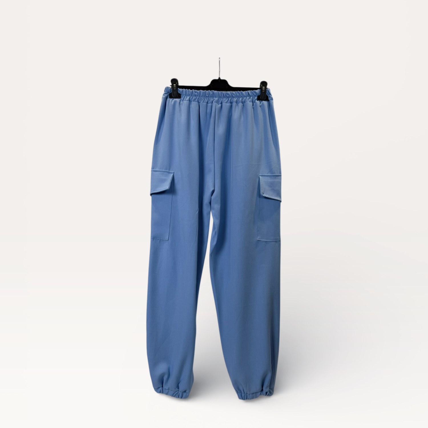 Completo giacca croppata con coulisse in vita+ Pantaloni cargo a vita alta con fondo elasticizzato 0280/0281 – NEUS