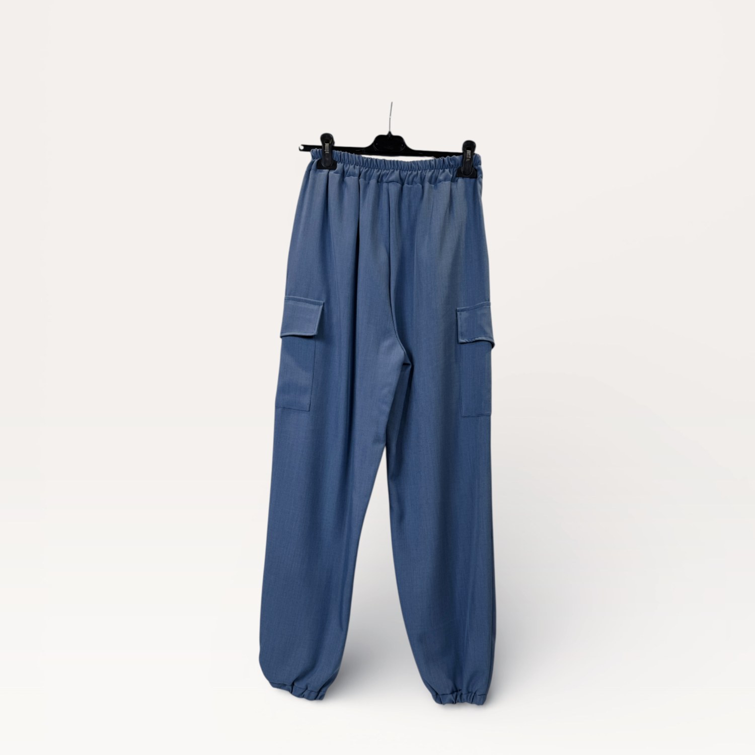 Completo giacca croppata con coulisse in vita+ Pantaloni cargo a vita alta con fondo elasticizzato 0280/0281 – NEUS