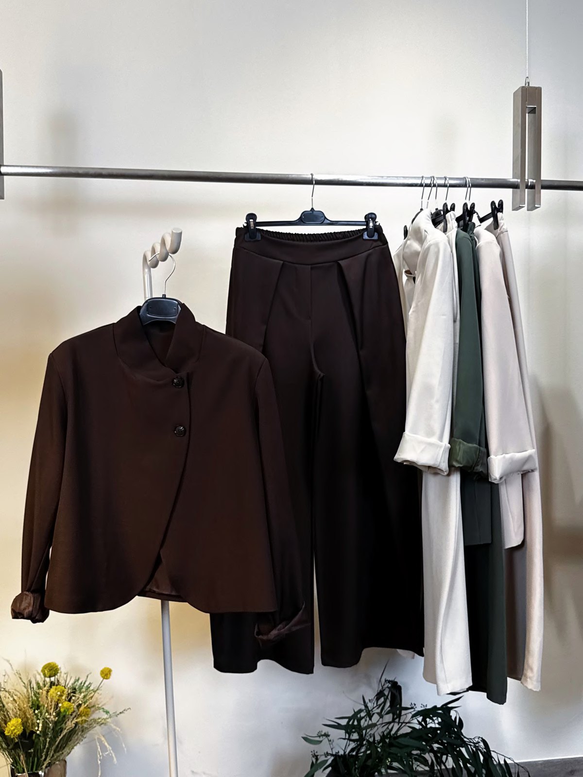 Completo con camicia asimmetrica 0370 SET – NEUS