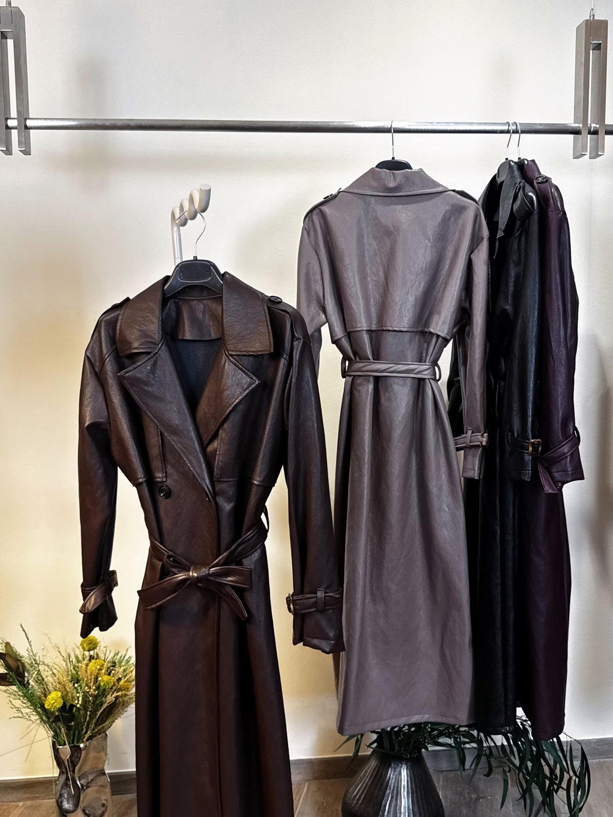 Trench lungo con cintura 0289/1 – NEUS
