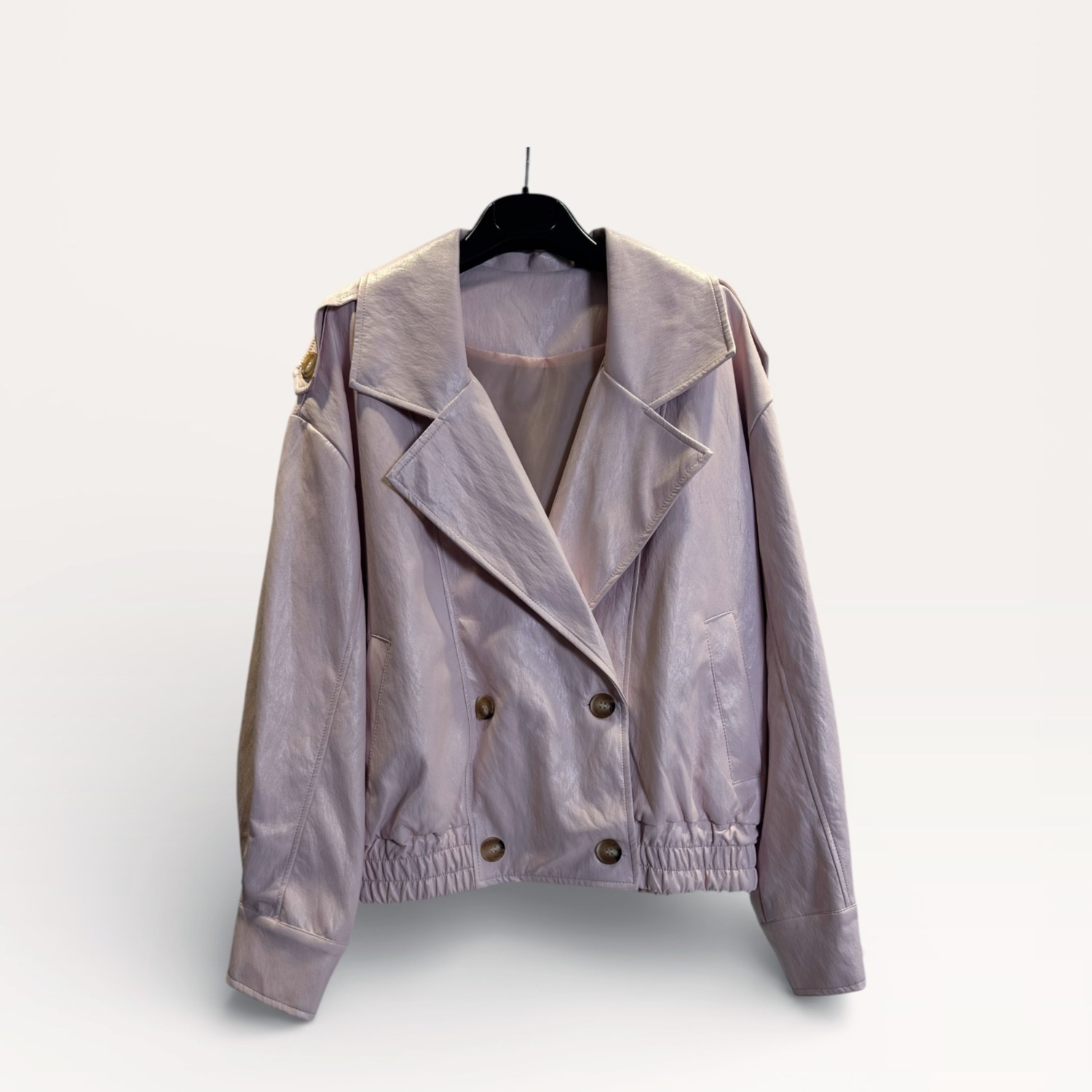 Giacca biker in ecopelle effetto vintage 0299 – NEUS