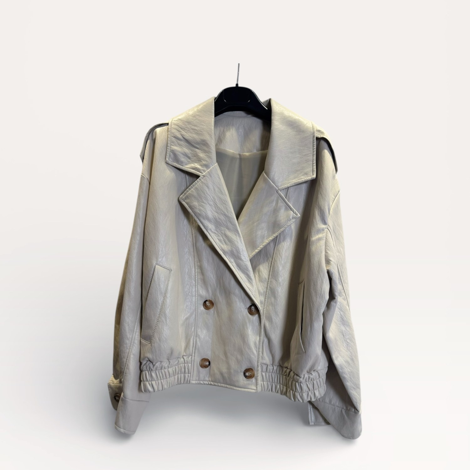 Giacca biker in ecopelle effetto vintage 0299 – NEUS