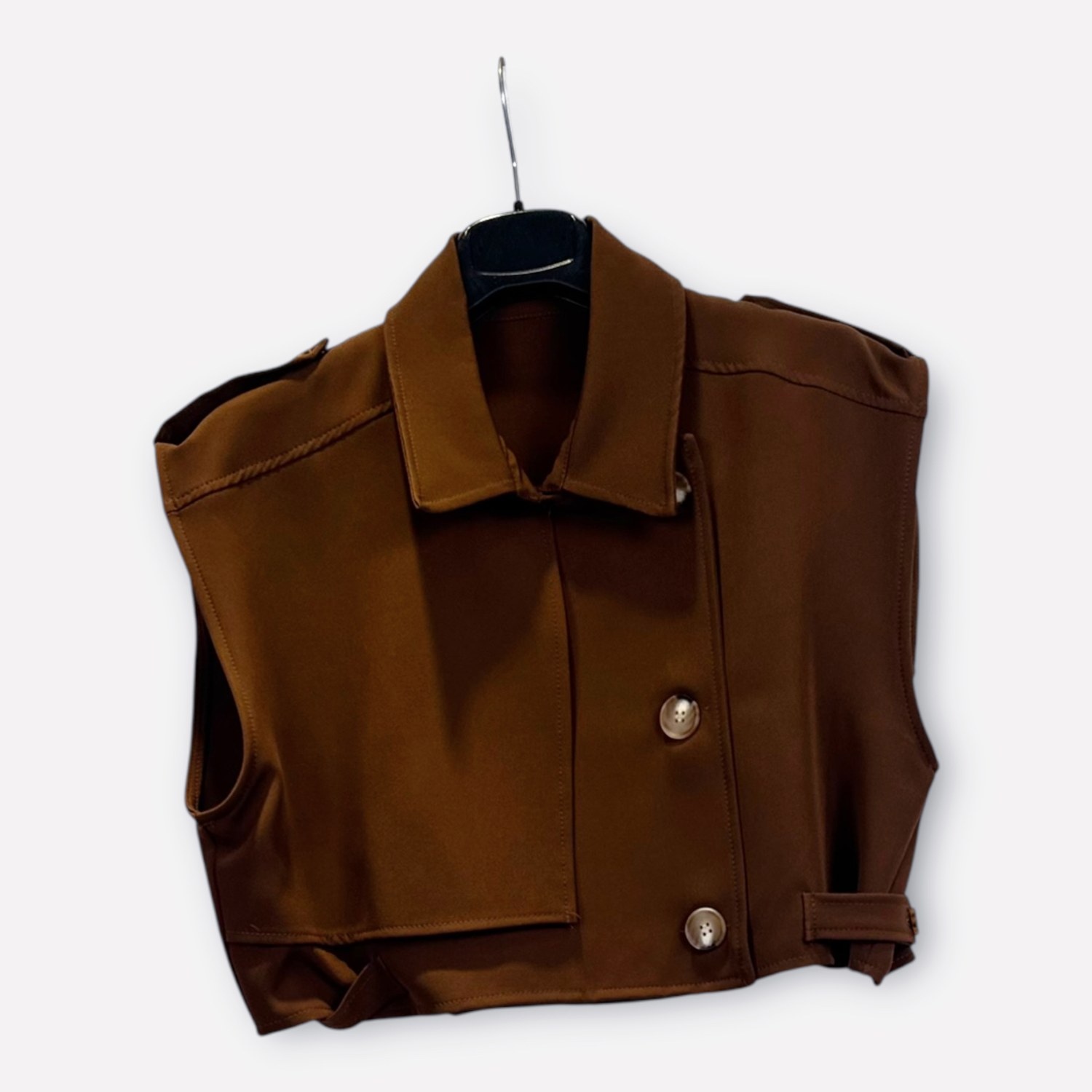 Giacca corta smanicata SS26-C4-20 – NEUS