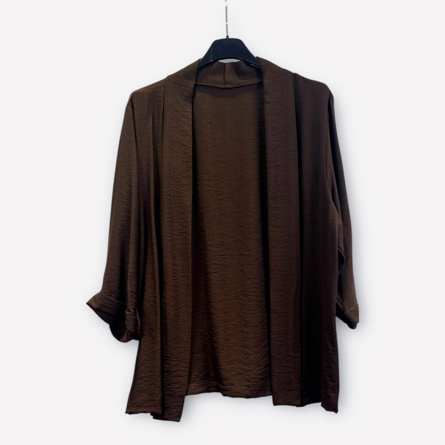 Cardigan leggero aperto sul davanti SS26-C4-27 – NEUS