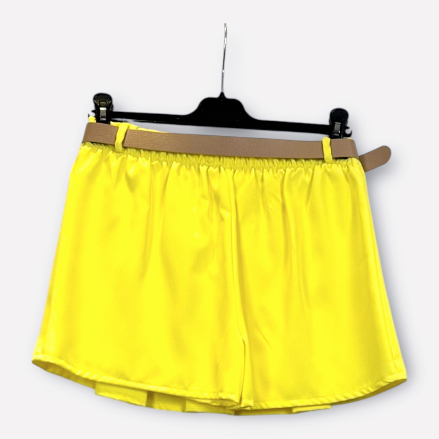 Gonna pantalone corto plissettata con cintura SS26-C4-18 – NEUS