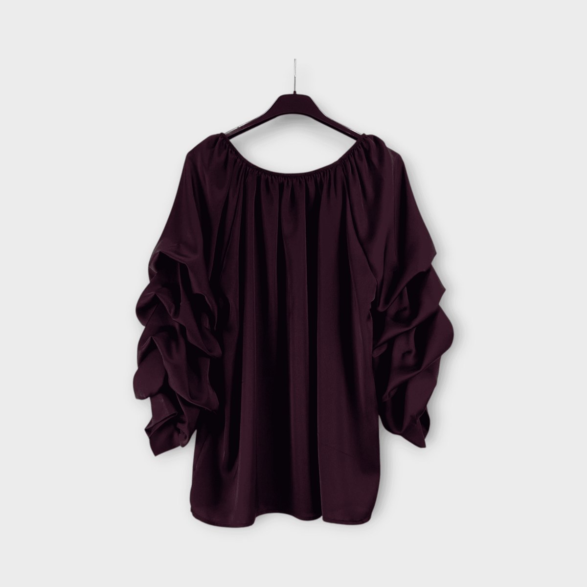 Blusa donna con maniche a volant 0015 – NEUS