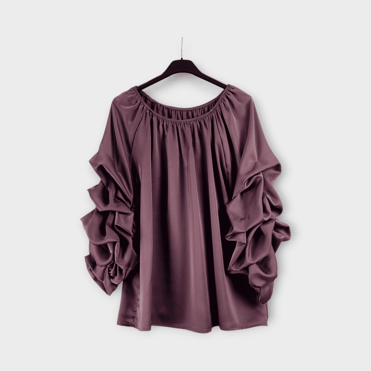 Blusa donna con maniche a volant 0015 – NEUS