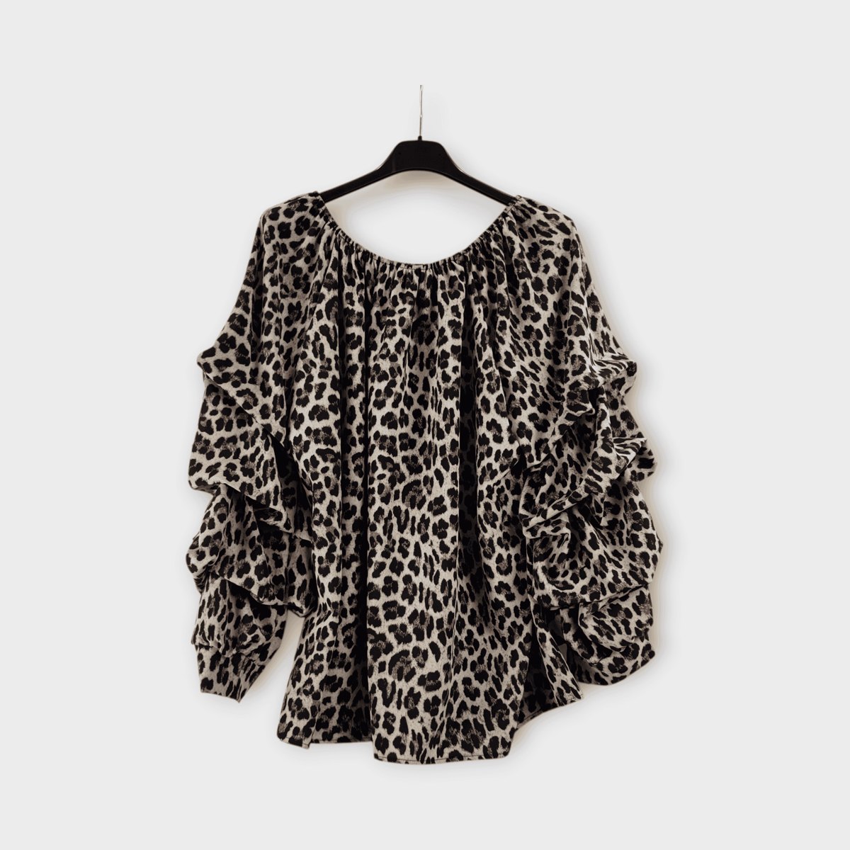 Blusa donna con maniche a volant 0015 – NEUS