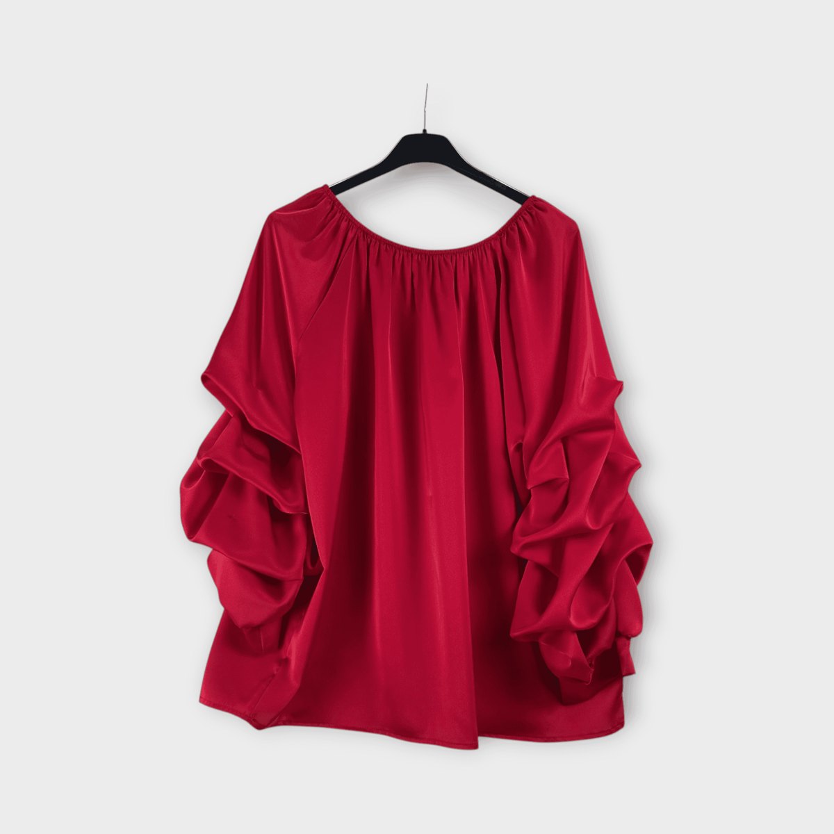 Blusa donna con maniche a volant 0015 – NEUS