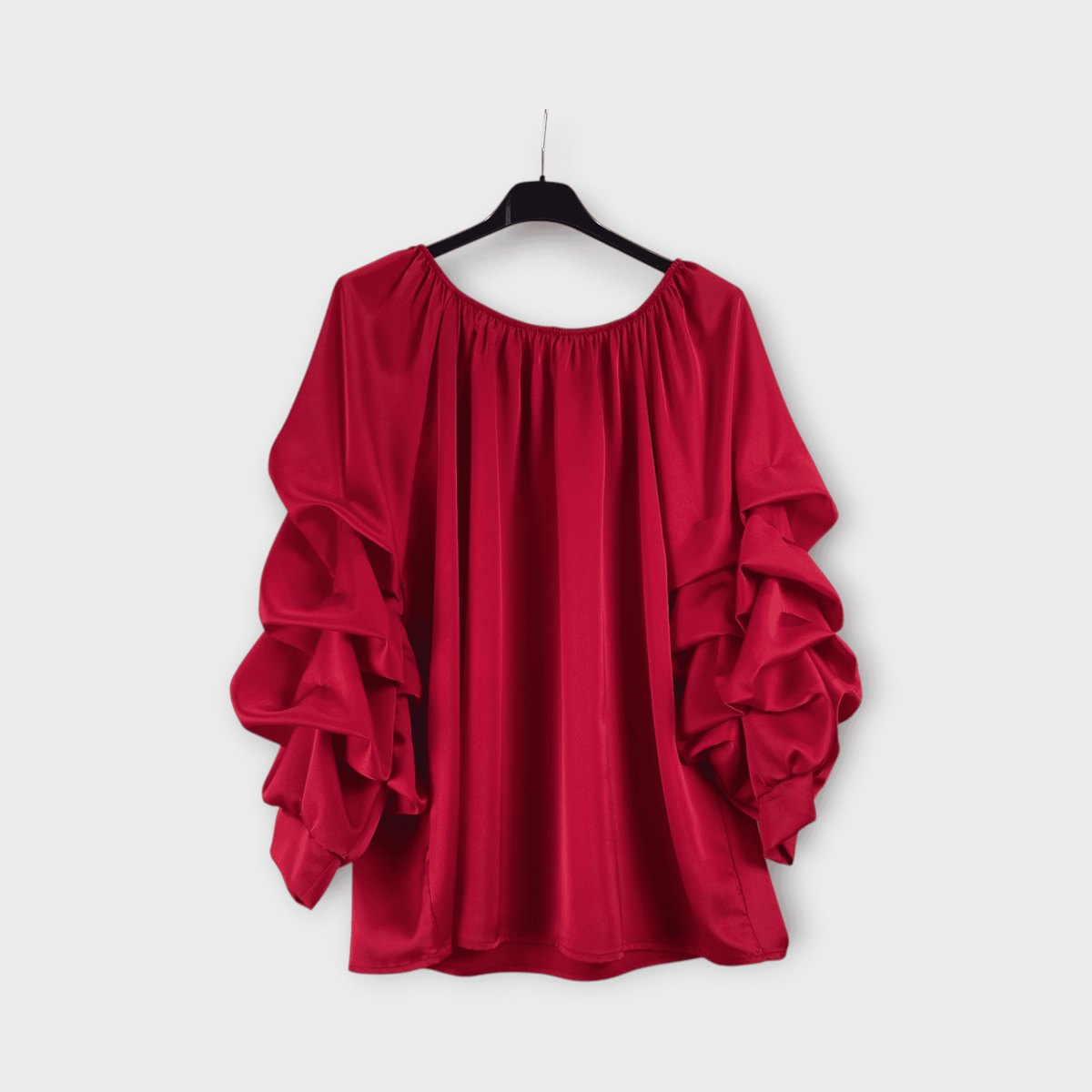 Blusa donna con maniche a volant 0015 – NEUS