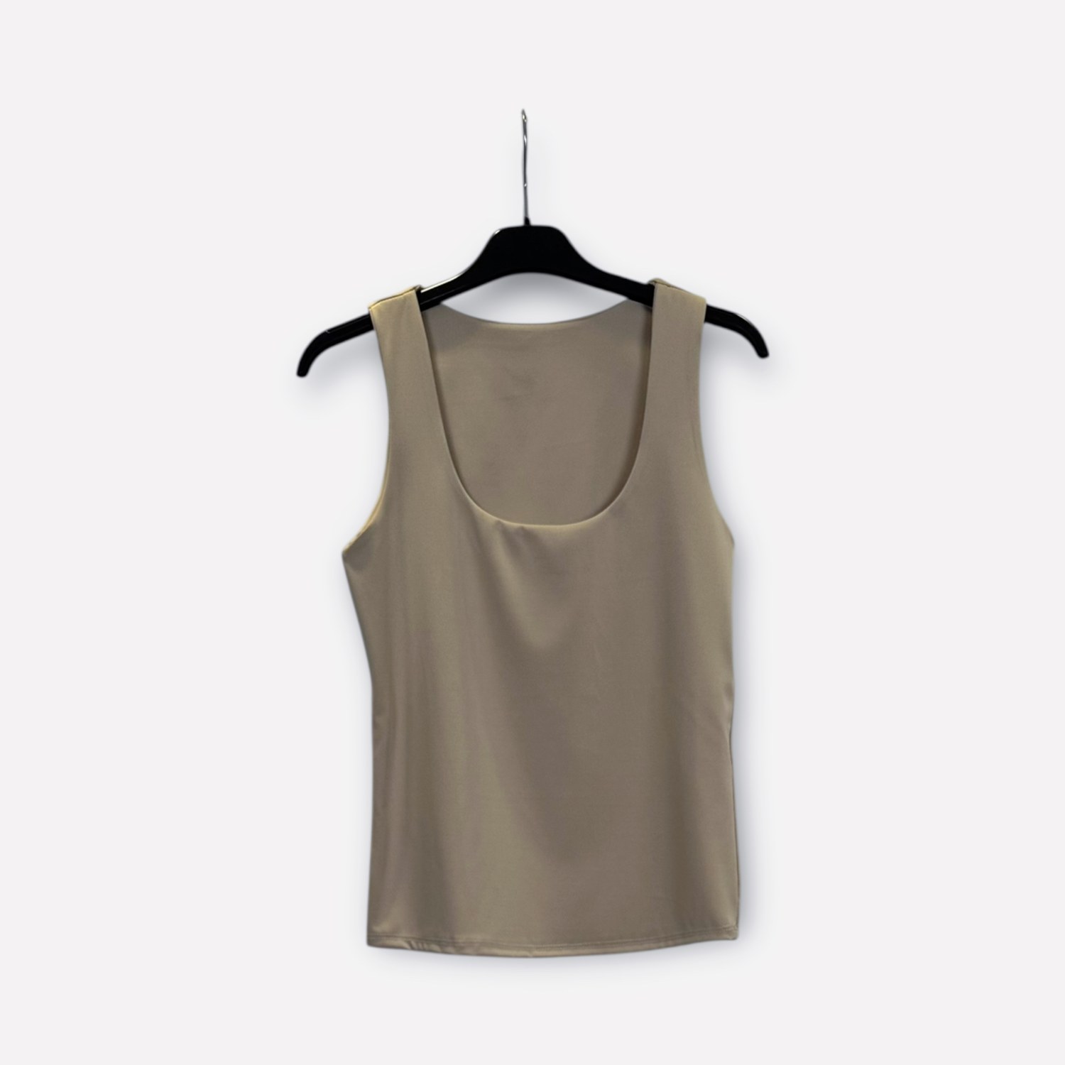 Top aderente smanicato con scollo arrotondato 0232 – NEUS