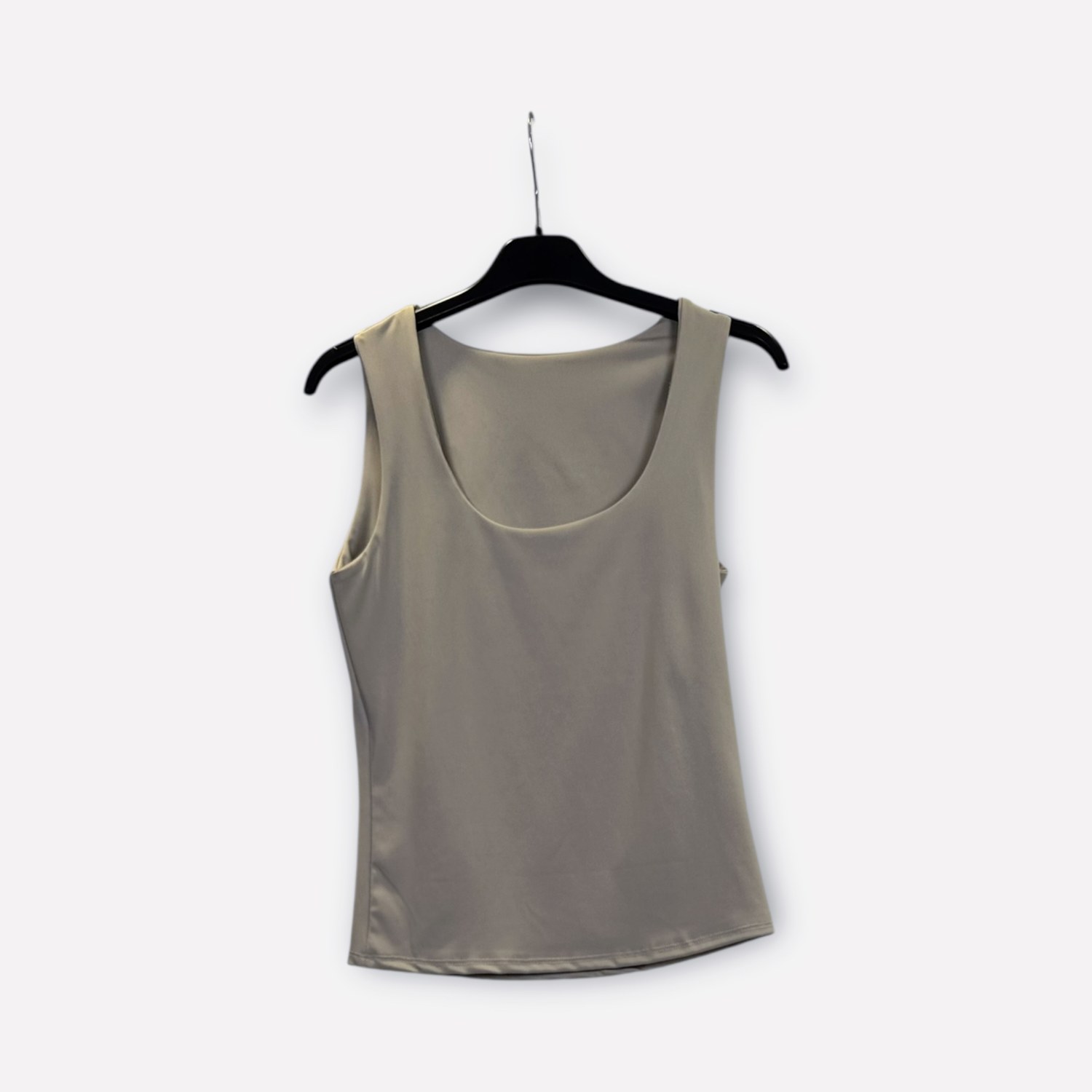 Top aderente smanicato con scollo arrotondato 0232 – NEUS