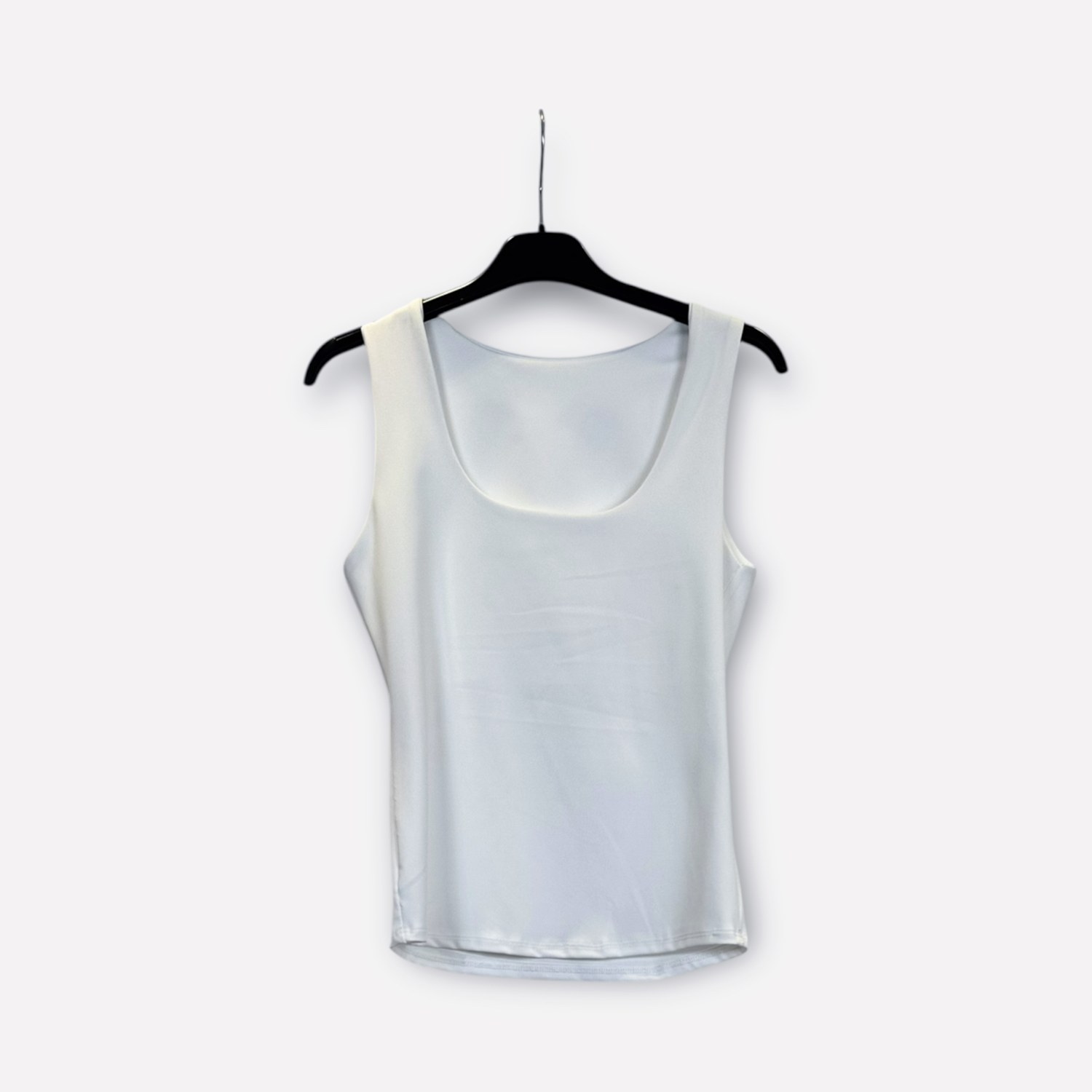 Top aderente smanicato con scollo arrotondato 0232 – NEUS