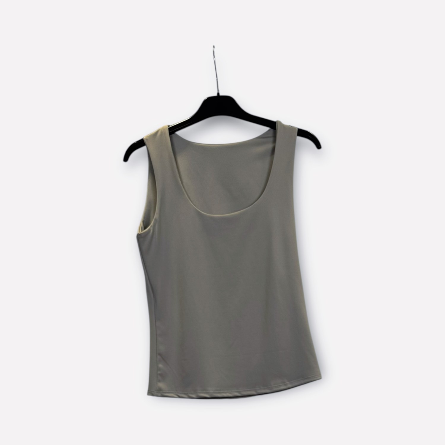 Top aderente smanicato con scollo arrotondato 0232 – NEUS