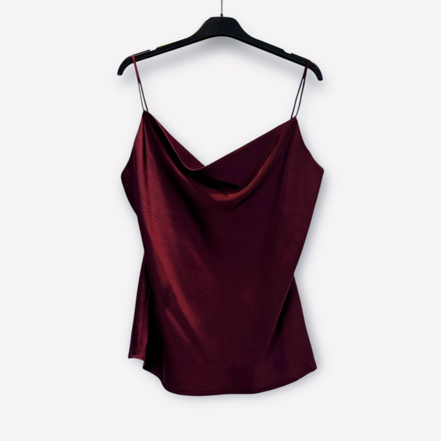 Top in raso con scollo drappeggiato 9649/2 – NEUS