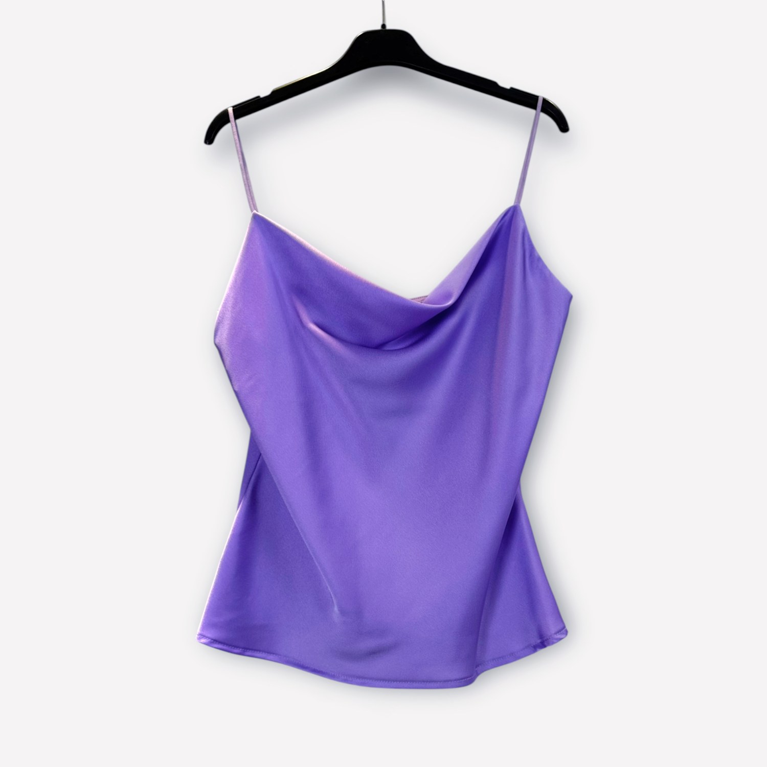 Top in raso con scollo drappeggiato 9649/2 – NEUS