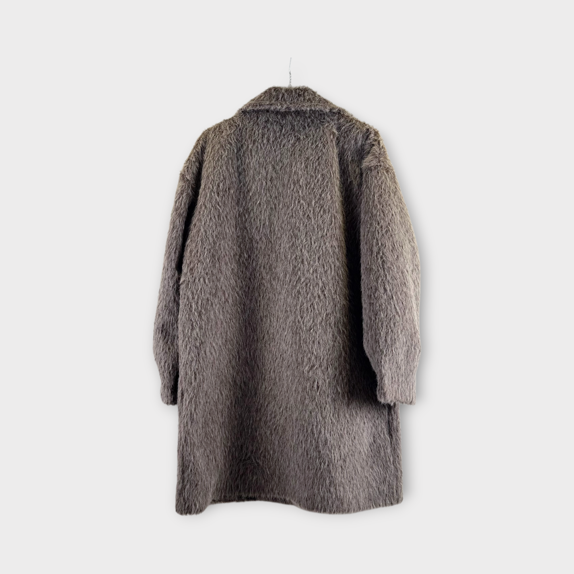 Cappotto grigio oversize