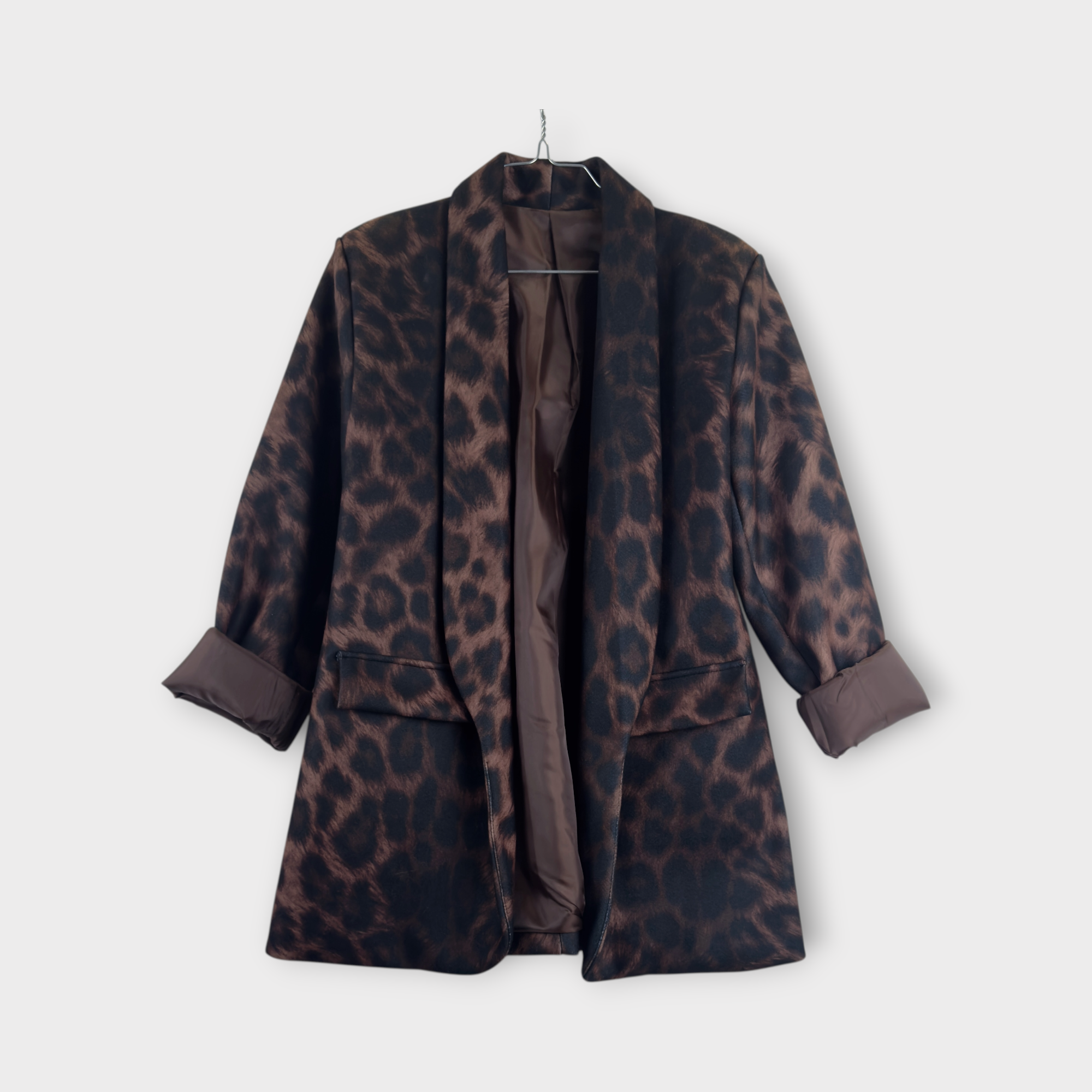 Blazer stampa leopardo (modello spesso)