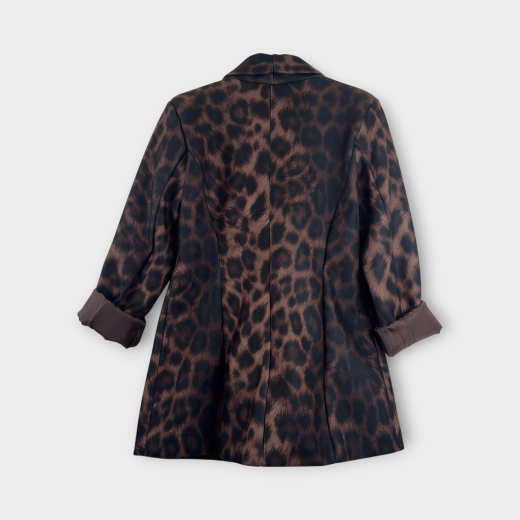 Blazer stampa leopardo (modello spesso)