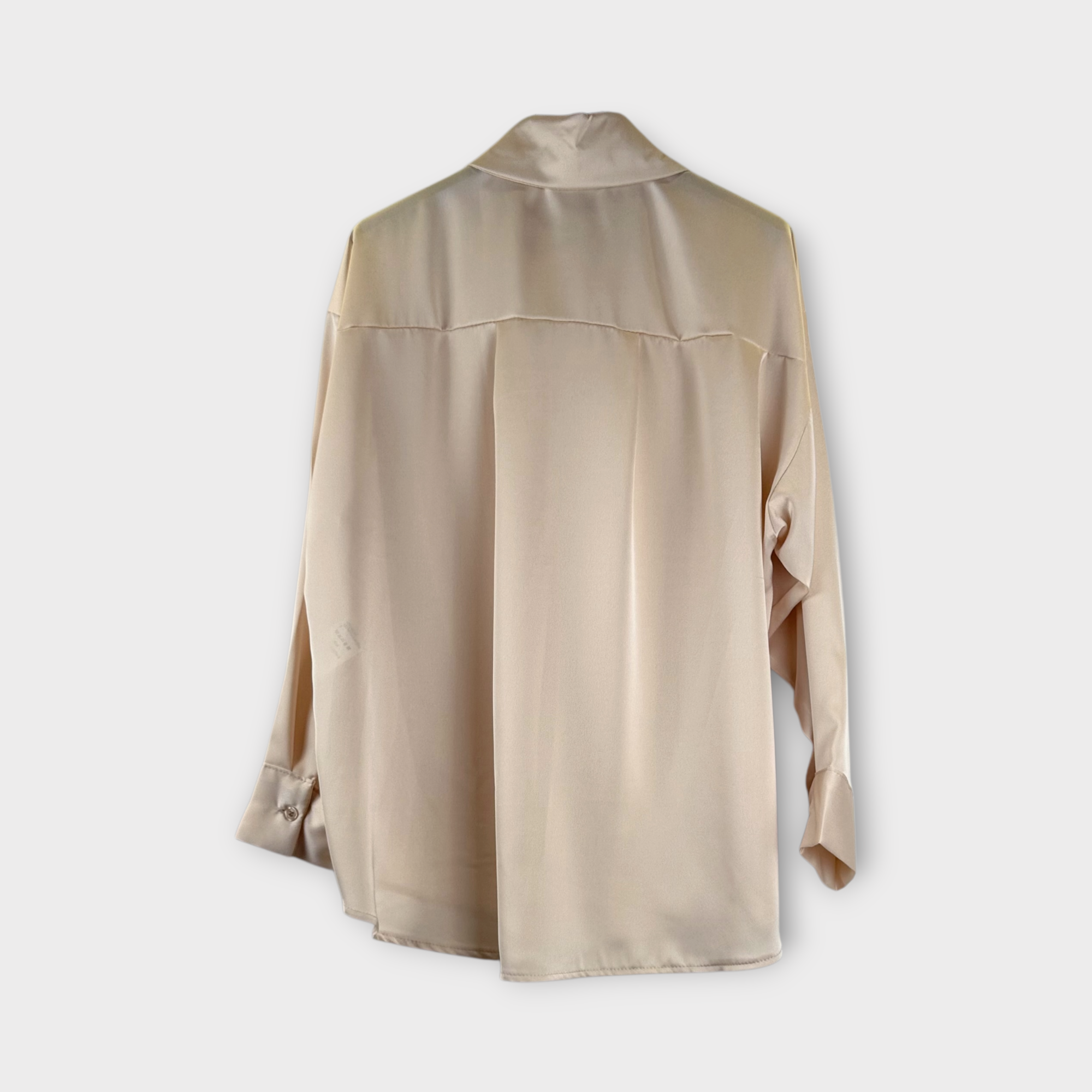 Camicia satin Beige