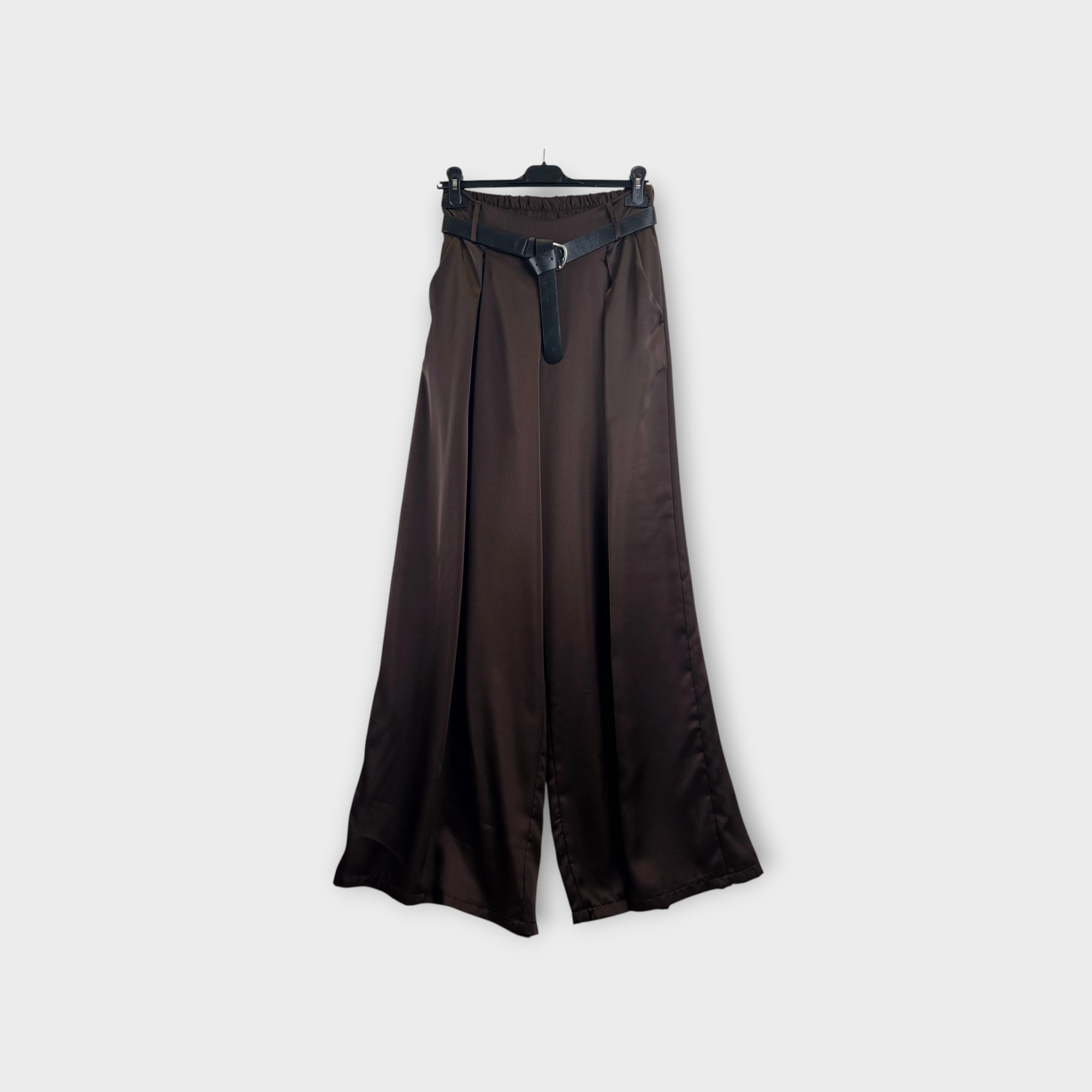 Pantaloni con cintura blu